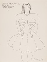 
Ice Cream Girl (Ballet Position After Degas)