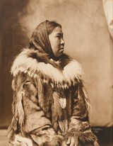 
Untitled (Inuit woman with headscarf and beads)