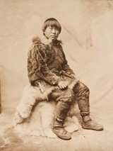 
Untitled (Inuit man with fur parka and pants)