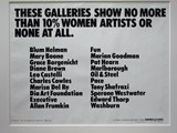 
These Galleries Show No More Than 10% Women Artist Or None at All
