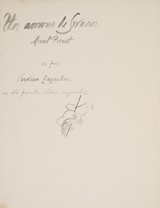 
Un Amour de Swann Marcel Proust vu par Varvara Zazouline en dix prints seches originales