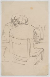 
Two Men at a Table