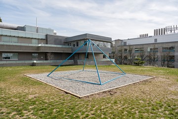 Energy Alignment Sculpture: Pyramid in the Golden Section