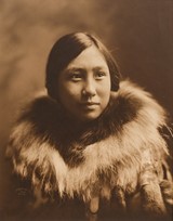 
Untitled (Inuit woman in three quarter profile with fur collar)