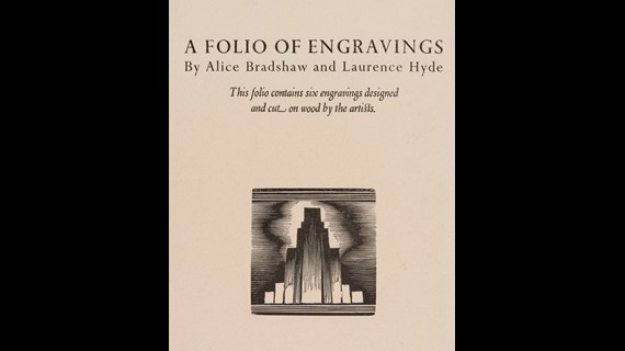 Untitled (A Folio of Engravings Series - Book cover)
